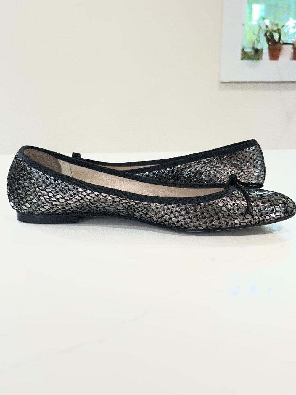 Paul Mayer Metalic Women's Metalic Flats Size 9 B